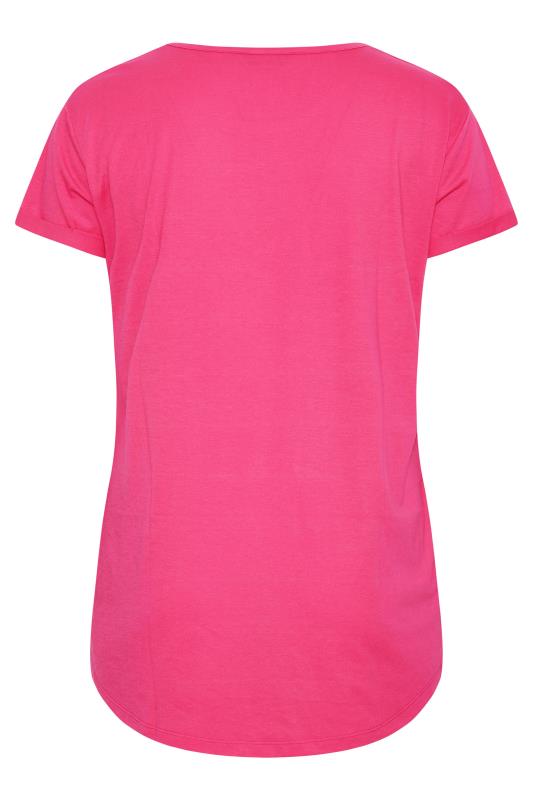 Curve Pink 'I Do Crew' Slogan T-Shirt_BK.jpg
