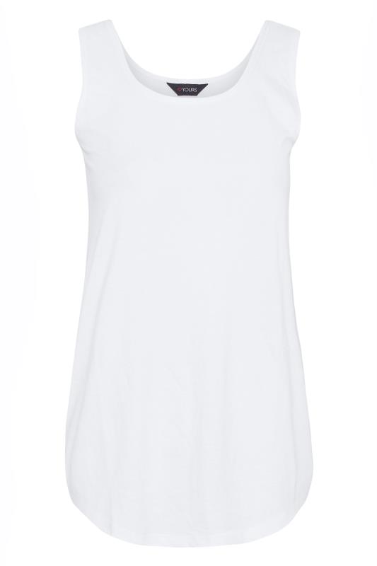 White Vest Top | Yours Clothing 5