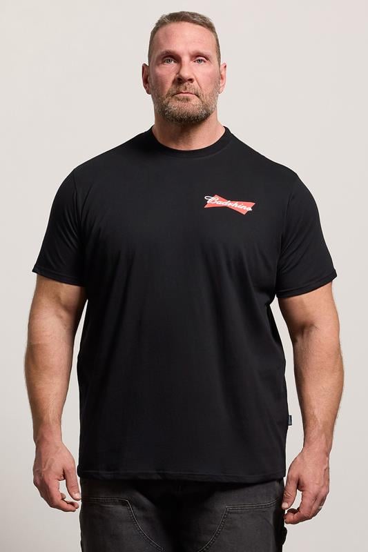  BadRhino Big & Tall T-shirt noir à imprimé graphique bière