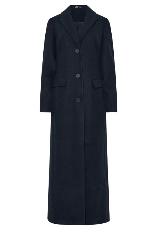 LTS Tall Navy Blue Maxi City Coat | Long Tall Sally 6