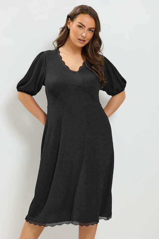 black lace bodycon dress plus size YOURS Trim Midi Color:Sloane Floral fullprice2_19 Does it has a Brown Leather Formal Dress Woman