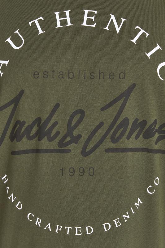 JACK & JONES Green Herro Long Sleeve T-Shirt_S.jpg