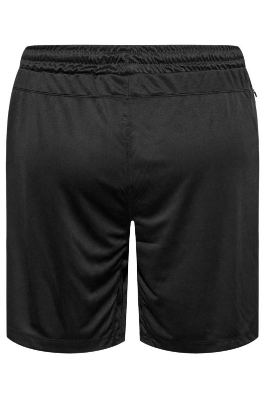 D555 Big & Tall Black Dry Wear Active Shorts | BadRhino 5
