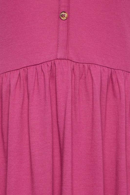 PixieGirl Pink Button Through Midi Dress | PixieGirl 5