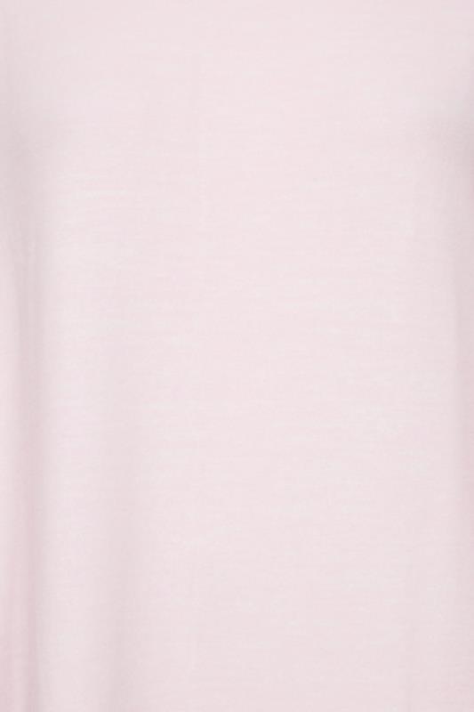 YOURS Plus Size Light Pink Soft Touch Midi Dress | Yours Clothing 5