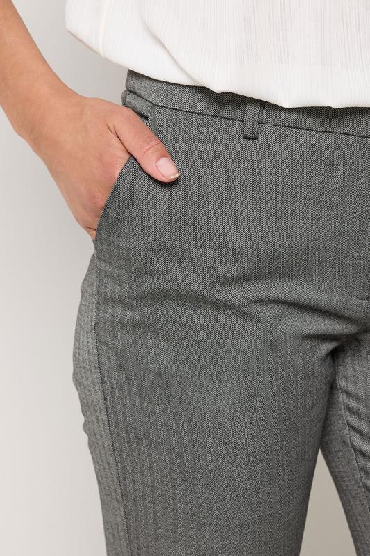 M&Co Grey Tailored Straight Leg Trousers | M&Co 4