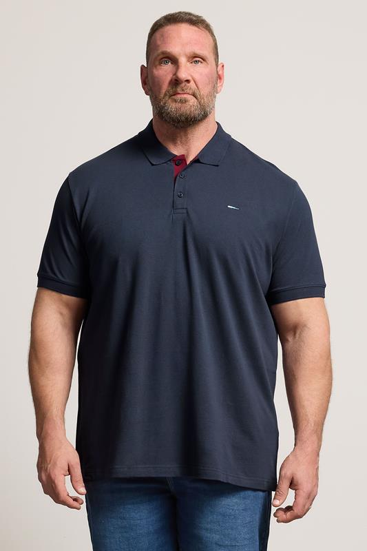  BadRhino Big & Tall Polo bleu marine