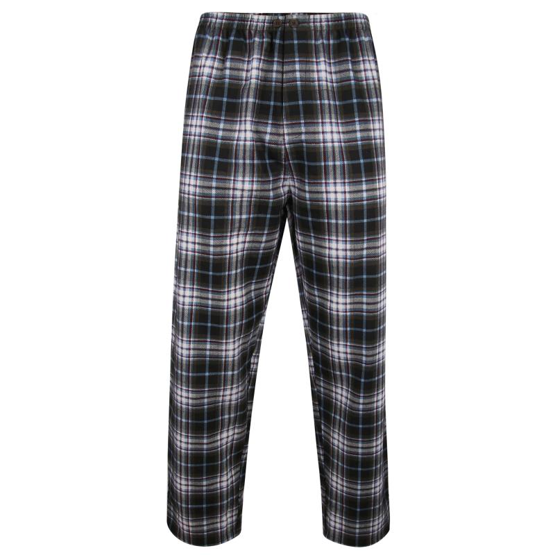 KAM Black Check Print Pyjama Set_B.jpg