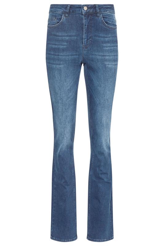 LTS MADE FOR GOOD Mid Blue Straight Leg Denim Jeans_f.jpg
