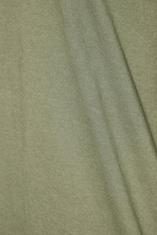 Tall Women's LTS Khaki Green Long Sleeve T-Shirt | Long Tall Sally 4