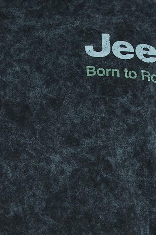 BadRhino Big & Tall Black Acid Wash 'Jeep' Graphic Vest | BadRhino 3