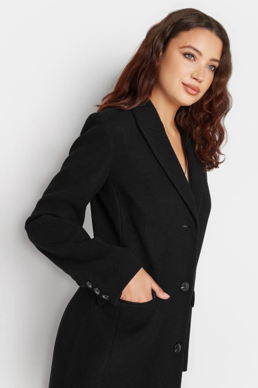 Tall Women's LTS Black Long Formal Coat | Long Tall Sally 5