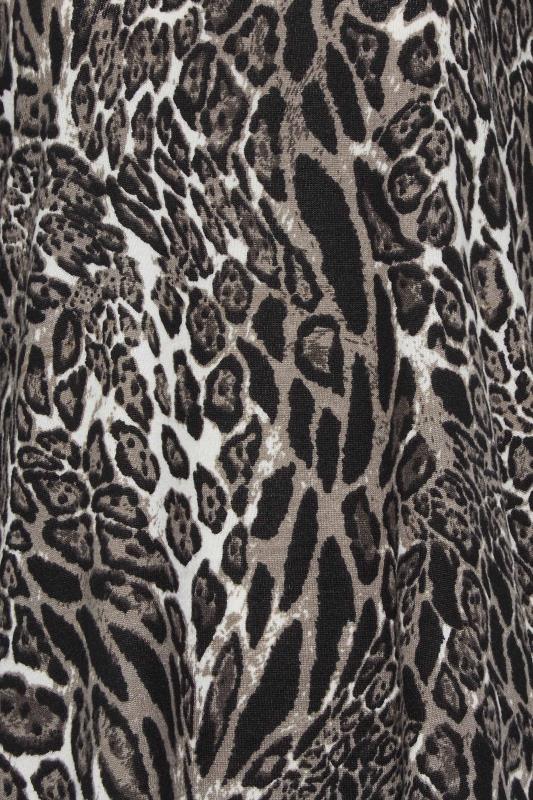 LTS Tall Women's Black Animal Print Soft Touch Top | Long Tall Sally 5