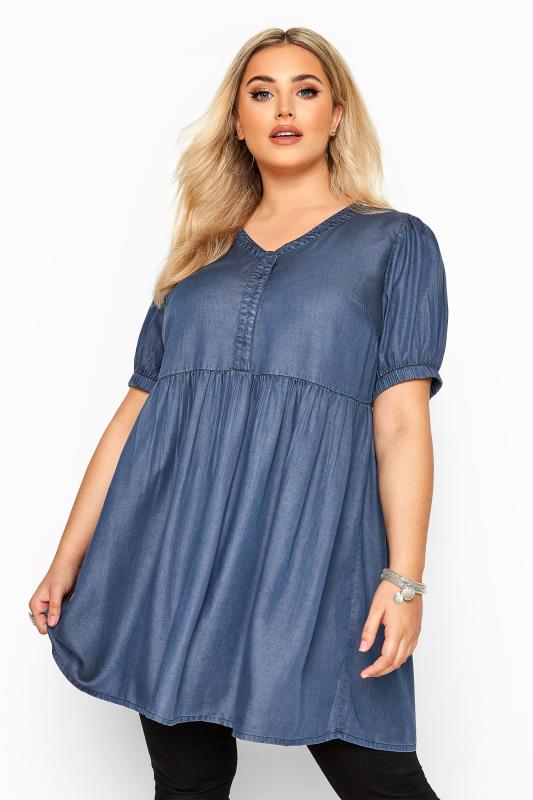 plus size smock tops