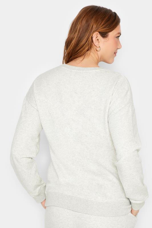 LTS Tall Light Grey Long Sleeve Sweatshirt | Long Tall Sally  4