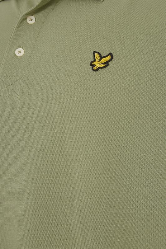 LYLE & SCOTT Moss Green Polo Shirt_S.jpg