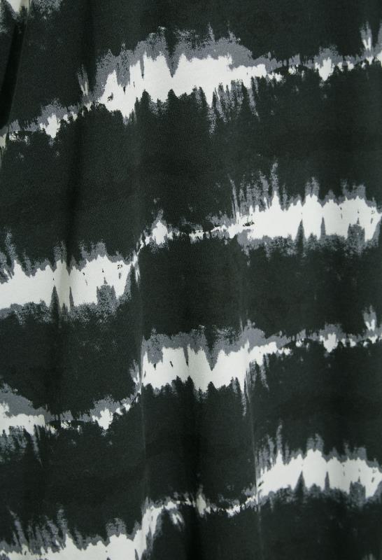Curve Black Tie Dye Shredded Shoulder Top_S.jpg