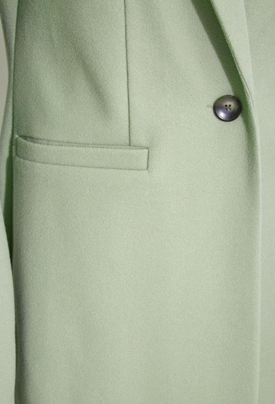  Tallas Grandes LTS Tall Sage Green Midi Formal Coat