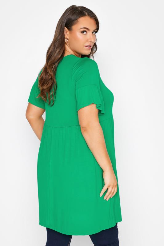 Curve Green Smock Tunic Dress_C.jpg