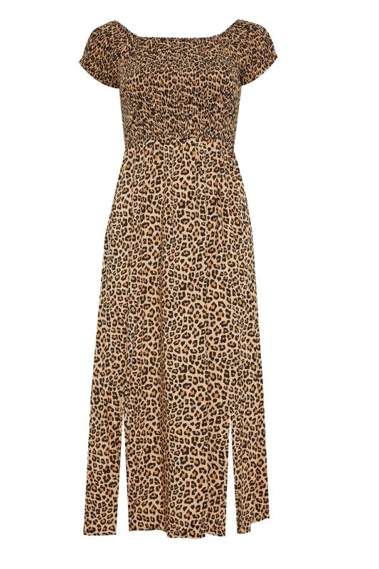 Natural Leopard Print Bardot Maxi Dress_F.jpg