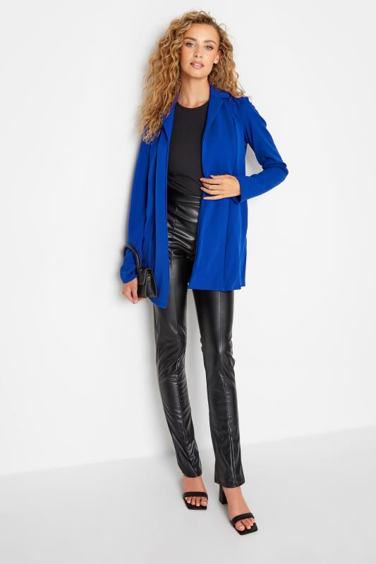 LTS Tall Women's Black Leather Look Slim Leg Trousers | Long Tall Sally 2