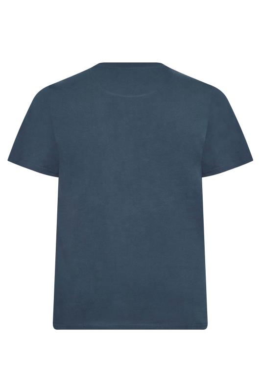 STUDIO A Big & Tall 2 PACK Black & Navy Blue T-Shirts 5