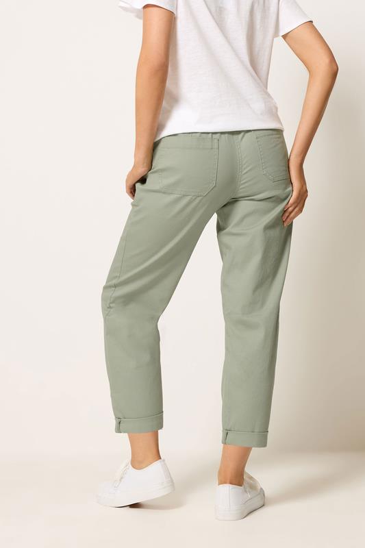 M&Co Sage Green Twill Carpenter Trousers | M&Co 2