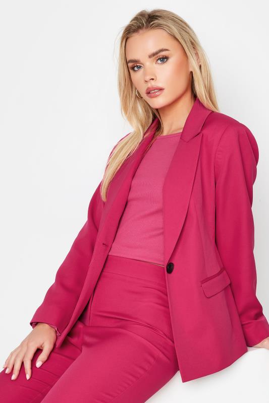 Petite Pink Scuba Lined Blazer | PixieGirl 6