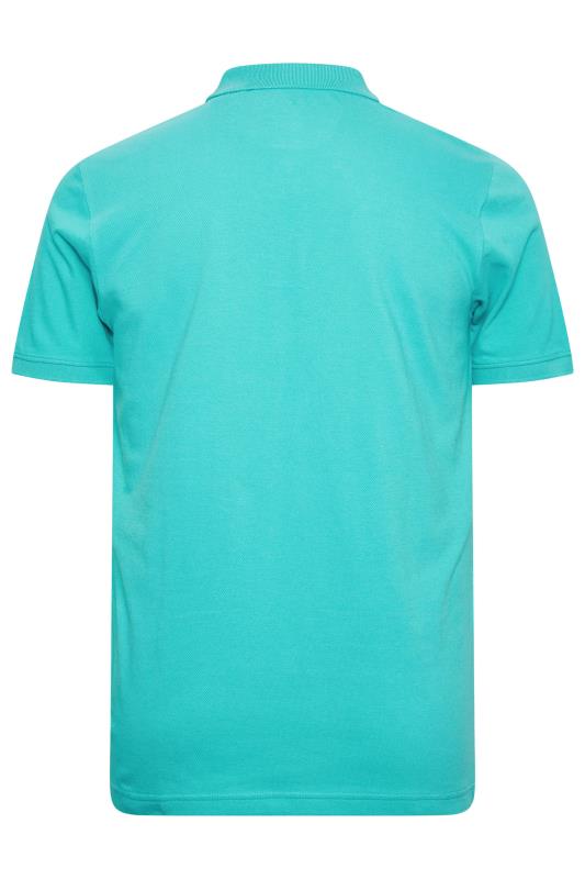BadRhino Big & Tall 3 PACK Blue/Pink/Teal Polo Shirts | BadRhino 9