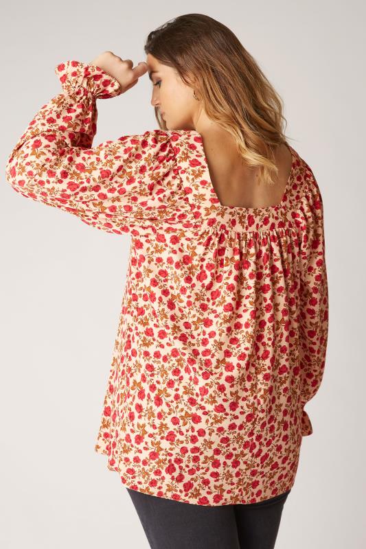 THE LIMITED EDIT Natural Square Neck Blossom Blouse_C.jpg