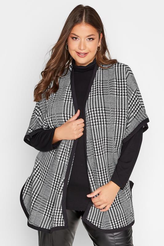 Plus Size Curve Check Cardigan | Yours Clothing  1