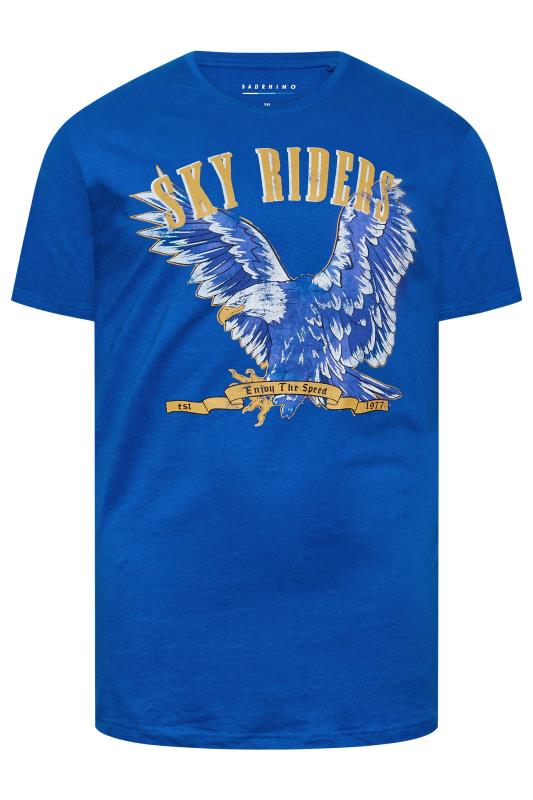 BadRhino Blue Graphic Sky Rider T-Shirt 1