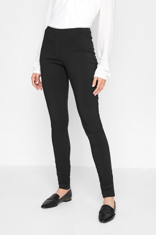 LTS Tall Black Stretch Skinny Trousers | Long Tall Sally 1