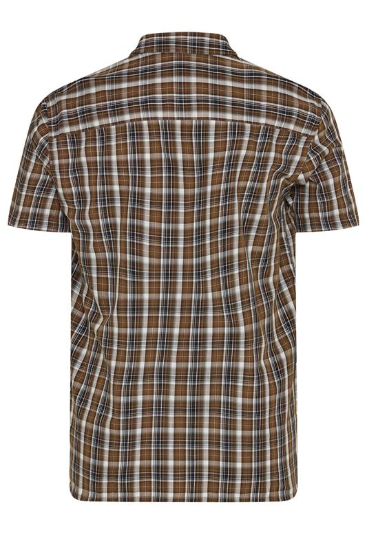 BadRhino Big & Tall Brown Check Shirt | BadRhino 2