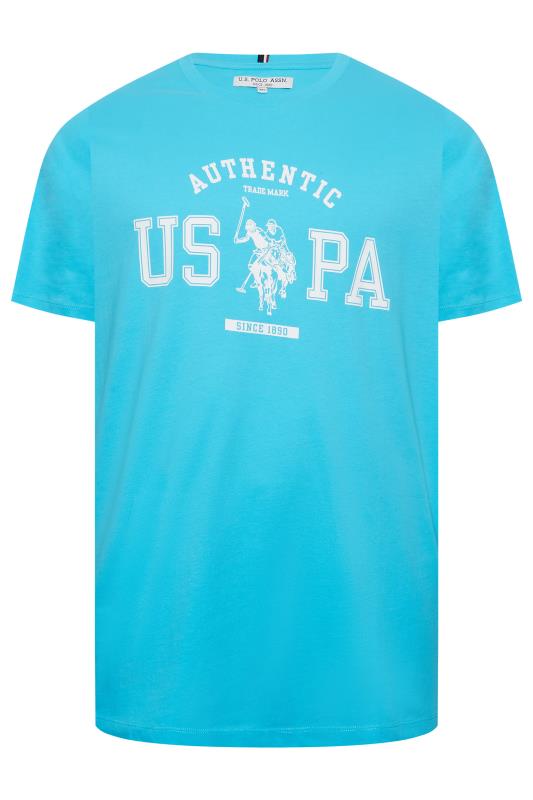 U.S. POLO ASSN. Big & Tall Light Blue Authentic T-Shirt | BadRhino 2