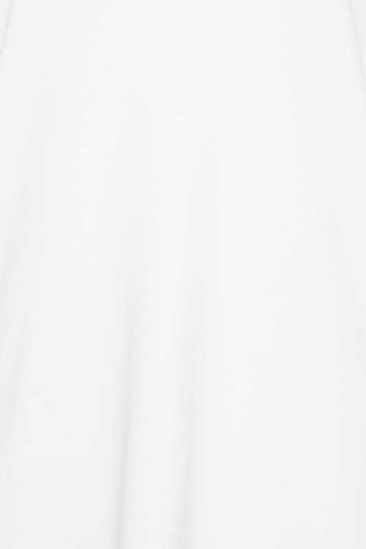 LTS Tall Women's White Crew Neck Long Sleeve Cotton T-Shirt | Long Tall Sally 5
