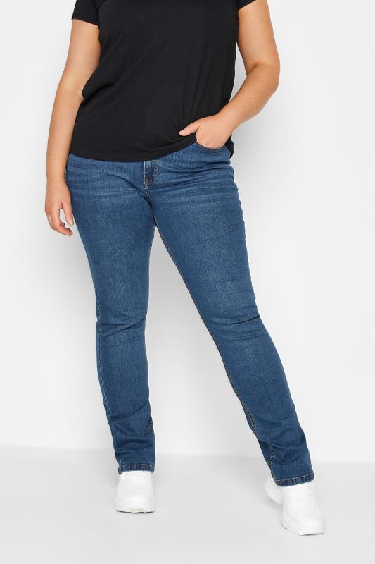  Grande Taille LTS Tall Mid Blue MIA Stretch Slim Leg Jeans