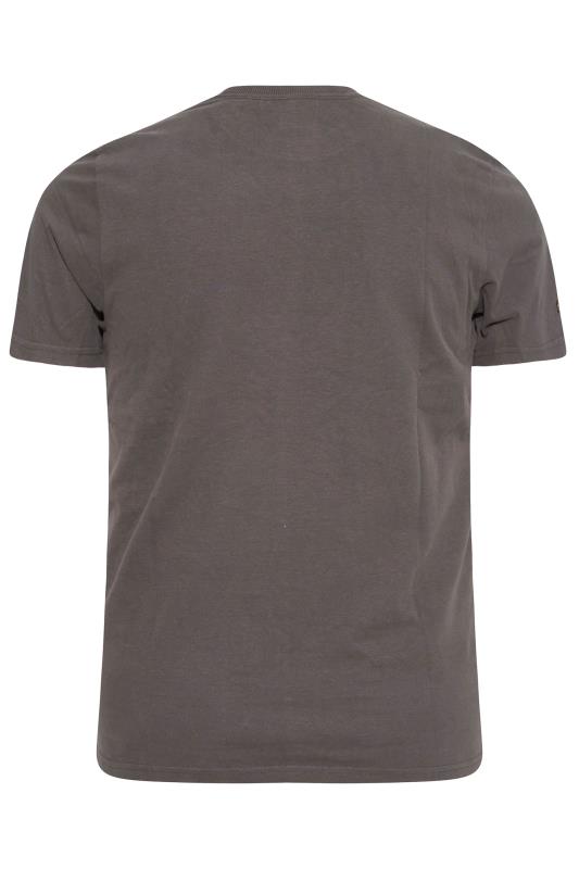 SUPERDRY Big & Tall Grey Camo Logo T-Shirt 2