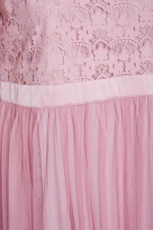 YOURS LONDON Curve Pink Lace Bridesmaid Maxi Dress_S.jpg