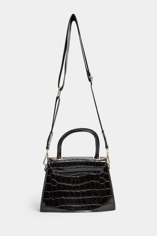 Black Multi Strap Bag | Yours Clothing 5