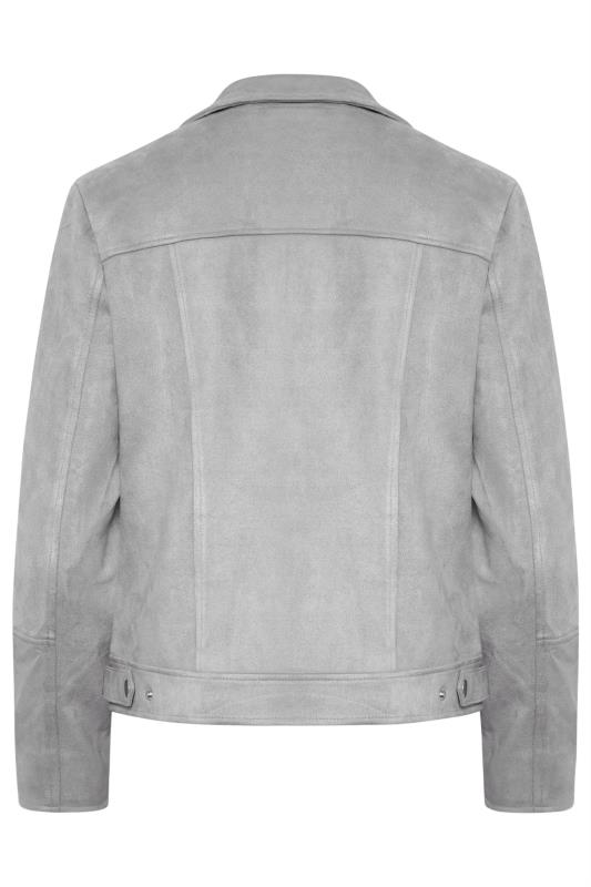 M&Co Grey Faux Suede Jacket | M&Co 8