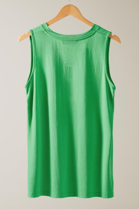 EVANS Plus Size Green Modal Rich Vest Top | Evans 6