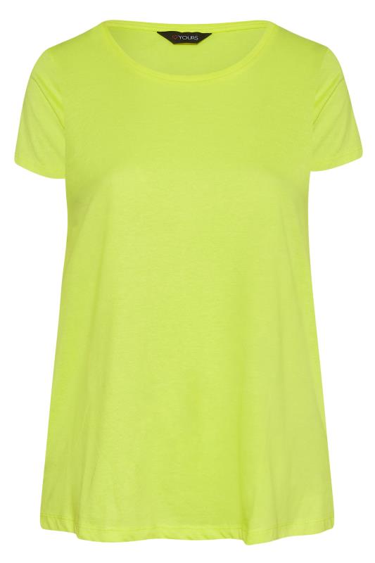 Curve Lime Green Short Sleeve T-Shirt_F.jpg