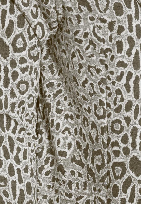 Curve Grey Leopard Print Longline Blazer 5