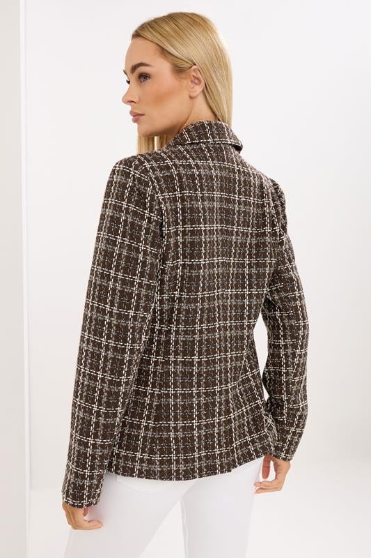 STAR Chocolate Brown Checked Blazer | StarByJM 2