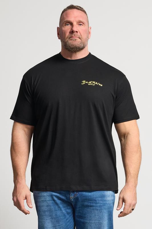 BadRhino Big & Tall Black Tiger Graphic T-Shirt | BadRhino 1