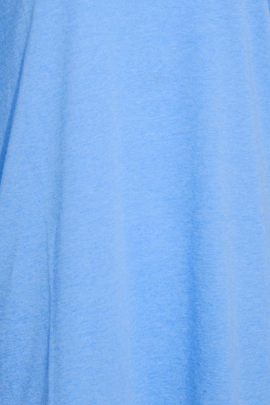LTS Tall Women's Blue Dipped Hem T-Shirt | Long Tall Sally 4