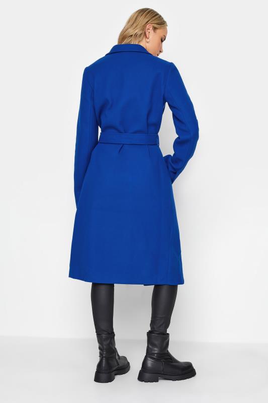 LTS Tall Women's Cobalt Blue Belted Coat | Long Tall Sally 3
