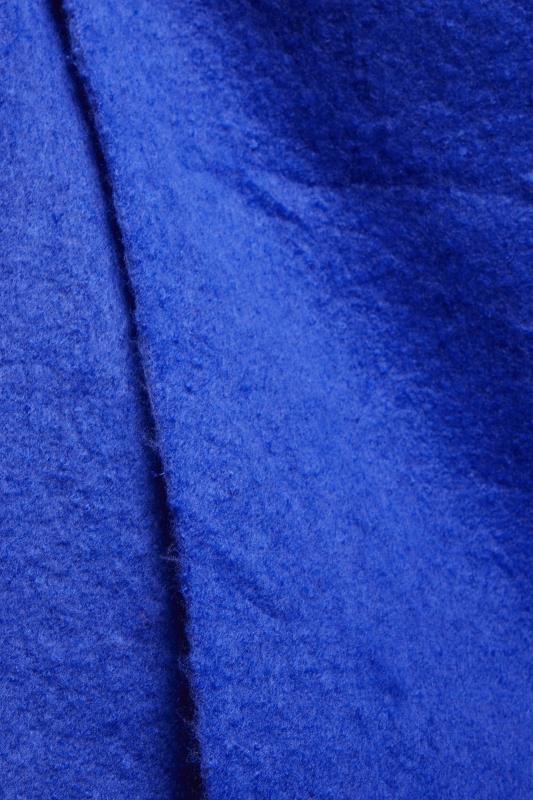 Cobalt Blue Super Soft Chunky Tassel Scarf | Yours Clothing 4