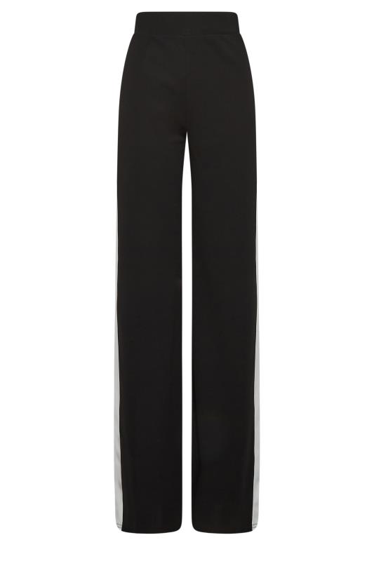 LTS Tall Womens Black & White Stripe Wide Leg Trousers | Long Tall Sally 4